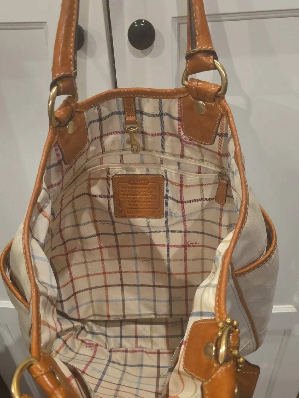 Coach Limited Edition Bleecker Large Canvas Tote Bundle